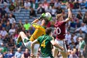 28 June 2015; Patrick O'Rourke, Meath, in action against Ray Connellan, Westmeath. Leinster GAA Football Senior Championship, Semi-Final, Westmeath v Meath. Croke Park, Dublin. Picture credit: David Maher / SPORTSFILE