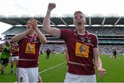 28 June 2015; Westmeath's Ray Connellan celebrates following his side's victory. Leinster GAA Football Senior Championship, Semi-Final, Westmeath v Meath. Croke Park, Dublin. Picture credit: Ramsey Cardy / SPORTSFILE