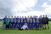 28 June 2015; The Midlands Schoolboys/Girls League squad. Gaynor U16 Cup, Midlands Schoolboys/Girls League v Cork WSSL. University of Limerick, Limerick. Picture credit: Oisin McHugh / SPORTSFILE