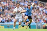 28 June 2015; Emmet Bolton, Kildare, in action against Cian O'Sullivan, Dublin. Leinster GAA Football Senior Championship, Semi-Final, Dublin v Kildare. Croke Park, Dublin.