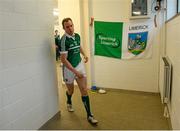 28 June 2015; Sean Buckley, Limerick captain, leaves the dressing rooms. GAA Football All-Ireland Senior Championship, Round 1B, Tyrone v Limerick. Healy Park, Omagh, Co. Tyrone. Picture credit: Oliver McVeigh / SPORTSFILE