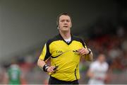28 June 2015; Referee Paddy Neilan. GAA Football All-Ireland Senior Championship, Round 1B, Tyrone v Limerick. Healy Park, Omagh, Co. Tyrone. Picture credit: Oliver McVeigh / SPORTSFILE