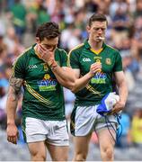 28 June 2015; A dejected  Michael Burke and Kevin Reill, Meath, at the end of the game. Leinster GAA Football Senior Championship, Semi-Final, Westmeath v Meath. Croke Park, Dublin. Picture credit: David Maher / SPORTSFILE