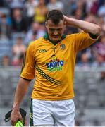 28 June 2015; A dejected Patrick O'Rourke, Meath, at the end of the game. Leinster GAA Football Senior Championship, Semi-Final, Westmeath v Meath. Croke Park, Dublin. Picture credit: David Maher / SPORTSFILE