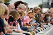 28 June 2015; Race fans. Curragh Derby Festival. The Curragh, Co. Kildare. Picture credit: Cody Glenn / SPORTSFILE