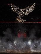 28 June 2015; The simurg rises from the ground during the 2015 European Games Closing Ceremony in the Olympic Stadium, Baku, Azerbaijan. Picture credit: Stephen McCarthy / SPORTSFILE