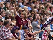 28 June 2015; A Westmeath supporter during the closing stages of the game. Leinster GAA Football Senior Championship, Semi-Final, Westmeath v Meath. Croke Park, Dublin. Picture credit: David Maher / SPORTSFILE