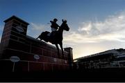 26 June 2015; Gabriel Corless of Co. Galway competing on Rockstown Park clears the highest wall to secure a share of the first place during The Devenish Puissance portion of the Final Leg of Jumping In The City. Shelbourne Park Greyhound Stadium, Ringsend, Dublin. Picture credit: Cody Glenn / SPORTSFILE