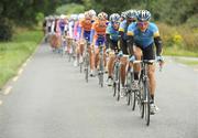 30 August 2008; Bernard Eisel, Team Columbia, and team-mates, lead the peleton during the fourth stage of the Tour of Ireland. 2008 Tour of Ireland - Stage 4, Limerick - Dingle. Picture credit: Stephen McCarthy / SPORTSFILE