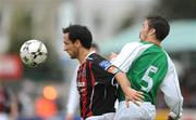 14 September 2008; Neale Fenn, Bohemians, in action against Alan Sharkey, Wayside Celtic. FAI Ford Cup Quarter-Final, Wayside Celtic v Bohemians, Carlisle Grounds, Bray, Co. Wicklow. Picture credit: David Maher / SPORTSFILE *** Local Caption ***