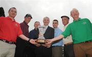 13 September 2008; Six provincial winning GAA Clubs from Ulster, Munster, Leinster, Connacht, Chicago and New York battled it out for a chance to win an All-Ireland trophy at the 2008 FBD GAA Golf Challenge All-Ireland final which was held at Faithlegg Hotel and Golf Club in Waterford over the weekend. Pictured is Adrian Taheny, FBD Insurance, Executive Director Marketing and Sales, with the competing captains, from left, Brendan Landers, Lismore, Co. Waterford, Paddy Grelish, New York, JJ O'Reilly, Chicago, Martin Cahill, St. Brigids, Dublin, Kieran Keavney, Cavan, and Eamonn Blake, Miltown, Co. Galway. Faithlegg House Hotel, Faithlegg, Co. Waterford. Picture credit: Pat Murphy / SPORTSFILE  *** Local Caption ***