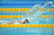 14 September 2008; Ireland's Darragh McDonald, from Gorey, Co. Wexford, on his way to winning the silver medal in the Men's 400m Freestyle - S6 Final. McDonald, who set a new personal best and Irish record in this morning's heats with a time of 5:13.68, did so again in the final with a time of 5:09.75 knocking a further 3.93 seconds off. Beijing Paralympic Games 2008, Men's 400m Freestyle - S6 Final, National Aquatic Centre, Olympic Green, Beijing, China. Picture credit: Brian Lawless / SPORTSFILE