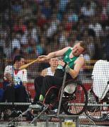 15 September 2008; Ireland's John McCarthy, from Dunmanway, Co. Cork, in action during the Men's Club Throw - F32/51. McCarthy finished in 11th place overall with a distance of  19.53m. Beijing Paralympic Games 2008, Men's Club Throw - F32/51, National Stadium, Olympic Green, Beijing, China. Picture credit: Brian Lawless / SPORTSFILE