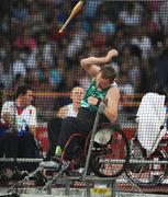 15 September 2008; Ireland's John McCarthy, from Dunmanway, Co. Cork, in action during the Men's Club Throw - F32/51. McCarthy finished in 11th place overall with a distance of  19.53m. Beijing Paralympic Games 2008, Men's Club Throw - F32/51, National Stadium, Olympic Green, Beijing, China. Picture credit: Brian Lawless / SPORTSFILE