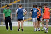 29 June 2015; Kerry manager Eamonn Fitzmaurice with his players during squad training. Fitzgerald Stadium, Killarney, Co. Kerry. Picture credit: Brendan Moran / SPORTSFILE