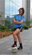 29 June 2015; Dublin Ladies Footballer Sinéad Goldrick at the launch of the Behind the Player campaign, their first player promotion campaign. PwC Offices, One Spencer Dock, Dublin. Picture credit: Dáire Brennan / SPORTSFILE