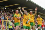27 June 2015; Members of the Donegal team from the half-time exhibition match. Ulster GAA Football Senior Championship, Semi-Final, Derry v Donegal. St Tiernach's Park, Clones, Co. Monaghan. Picture credit: Ramsey Cardy / SPORTSFILE