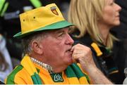 27 June 2015; A Donegal supporter in the closing moments of the game. Ulster GAA Football Senior Championship, Semi-Final, Derry v Donegal. St Tiernach's Park, Clones, Co. Monaghan. Picture credit: Ramsey Cardy / SPORTSFILE