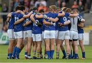27 June 2015; The Wicklow team huddle before the game. GAA Football All-Ireland Senior Championship, Round 1B, Armagh v Wicklow. Athletic Grounds, Armagh. Picture credit: Piaras Ó Mídheach / SPORTSFILE