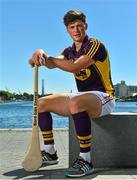 30 June 2015; Kilkenny’s Conor Martin and Wexford’s Conor McDonald were at Grand Canal Dock in Dublin today ahead of the Bord Gáis Energy GAA Hurling U-21 Leinster Championship Final at Wexford Park on Wednesday, July 8th at 7.30pm. The match will be shown live on TG4 with fans able to vote for their man of the match using the#laochBGE hashtag on Twitter. Pictured is Wexford’s Conor McDonald. Grand Canal Dock, Dublin. Picture credit: Ramsey Cardy / SPORTSFILE