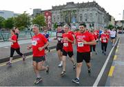 30 June 2015; Runners competing in the Grant Thornton Corporate 5k Team Challenge. Cork. Picture credit: Cody Glenn / SPORTSFILE