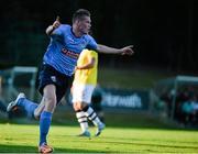 2 July 2015; Ryan Swan, UCD, celebrates after scoring his side's first goal. UEFA Europa League, First Qualifying Round, First Leg, UCD v F91 Dudelange. Belfield Bowl, UCD, Dublin. Picture credit: Sam Barnes / SPORTSFILE