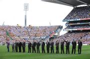 7 September 2008; Members of the 1983 All-Star Hurling team who were introduced to the crowd before the game. GAA Hurling All-Ireland Senior Championship Final, Kilkenny v Waterford, Croke Park, Dublin. Picture credit: Brendan Moran / SPORTSFILE