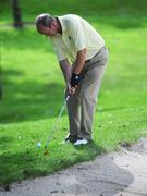 17 September 2008; Martin Costello, Adare Manor Golf Club chips on to the 6th green during the Bulmers Junior Cup Semi-Finals. Bulmers Cups and Shields Finals 2008, Monkstown Golf Club, Parkgarriff, Monkstown, Co. Cork. Picture credit: Ray McManus / SPORTSFILE