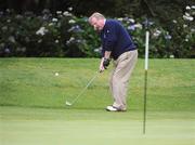 18 September 2008; Limerick Golf Club's Eamonn Grimes, who lifted the Liam MacCarthy cup as Limerick captain in 1973, chips on to the 11th green during the Bulmers Pierce Purcell Shield Semi-Finals. Bulmers Cups and Shields Finals 2008, Monkstown Golf Club, Parkgarriff, Monkstown, Co. Cork. Picture credit: Ray McManus / SPORTSFILE