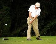 19 September 2008; Ger Gleeson, Limerick Golf Club, drives from the 16th tee box during the Bulmers Pierce Purcell Shield Final. Bulmers Cups and Shields Finals 2008, Monkstown Golf Club, Parkgarriff, Monkstown, Co. Cork. Picture credit: Ray McManus / SPORTSFILE