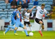 3 July 2015; Stephen Maher, Drogheda United, in action against Sean Gannon, Dundalk. SSE Airtricity League Premier Division, Drogheda United v Dundalk, United Park, Drogheda, Co. Louth. Photo by Sportsfile