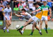 4 July 2015; Conor McNamee, Offaly, in action against Emmet Bolton, Kildare. GAA Football All-Ireland Senior Championship, Round 2A, Offaly v Kildare. O'Connor Park, Tullamore, Co. Offaly. Picture credit: Cody Glenn / SPORTSFILE