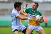 4 July 2015; Anton Sullivan, Offaly, in action against Emmet Bolton, Kildare. GAA Football All-Ireland Senior Championship, Round 2A, Offaly v Kildare. O'Connor Park, Tullamore, Co. Offaly. Picture credit: Cody Glenn / SPORTSFILE