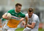 4 July 2015; Nigel Dunne, Offaly, in action against Ciarán Fitzpatrick, Kildare. GAA Football All-Ireland Senior Championship, Round 2A, Offaly v Kildare. O'Connor Park, Tullamore, Co. Offaly. Picture credit: Piaras Ó Mídheach / SPORTSFILE