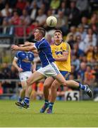 4 July 2015; Enda Smith, Roscommon, in action against Killian Brady, Cavan. GAA Football All-Ireland Senior Championship, Round 2A, Cavan v Roscommon. Kingspan Breffni Park, Cavan. Photo by Sportsfile