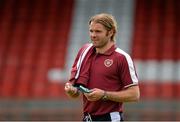 4 July 2015; Robbie Neilson, Hearts manager. Pre-season Friendly, Shelbourne F.C. v Heart of Midlothian F.C., Tolka Park, Dublin. Picture credit: Ray McManus / SPORTSFILE