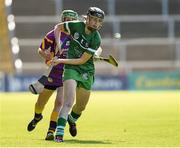 4 July 2015; Niamh Mulcahy, Limerick, in action against Stacey Kehoe, Wexford. Liberty Insurance Camogie Championship, Wexford v Limerick. Innovate Wexford Park, Wexford. Picture credit: Matt Browne / SPORTSFILE