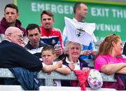 4 July 2015; Kildare fans. GAA Football All-Ireland Senior Championship, Round 2A, Offaly v Kildare. O'Connor Park, Tullamore, Co. Offaly. Picture credit: Cody Glenn / SPORTSFILE