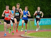 4 July 2015; A general view of the action during the Boys U17 800m,  GloHealth Juvenile Track and Field Championships. Harriers Stadium, Tullamore, Co. Offaly. Picture credit: Sam Barnes / SPORTSFILE