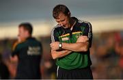 4 July 2015; Offaly manager Brian Whelahan during the closing stages of the game. GAA Hurling All-Ireland Senior Championship, Round 1, Clare v Offaly. Cusack Park, Ennis, Co. Clare. Picture credit: Stephen McCarthy / SPORTSFILE