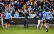 4 July 2015; Dublin manager Ger Cunningham reacts to the play from the line. GAA Hurling All-Ireland Senior Championship, Round 1, Laois v Dublin. O'Moore Park, Portlaoise, Co. Laois. Picture credit: Dáire Brennan / SPORTSFILE