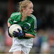 4 July 2015; Robyn Leahy, Limerick. All Ireland Ladies Football U14 'C' Championship, Derry v Limerick. Ballymahon, Co. Longford. Picture credit: David Maher / SPORTSFILE