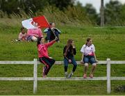 4 July 2015;  Derry supporters look on during the game. All Ireland Ladies Football U14 'C' Championship, Derry v Limerick. Ballymahon, Co. Longford. Picture credit: David Maher / SPORTSFILE
