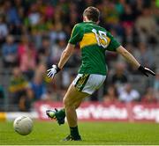 5 July 2015; Conor Geaney, Kerry, scores his side's first goal. Electric Ireland Munster GAA Football Minor Championship Final, Kerry v Tipperary. Fitzgerald Stadium, Killarney, Co. Kerry.  Picture credit: Brendan Moran / SPORTSFILE