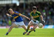5 July 2015; Daniel O'Brien, Kerry, in action against Brendan Martin, Tipperary. Electric Ireland Munster GAA Football Minor Championship Final, Kerry v Tipperary. Fitzgerald Stadium, Killarney, Co. Kerry. Picture credit: Eoin Noonan / SPORTSFILE