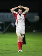 19 September 2008; A dejected Ryan Caldwell, Ulster, at the end of the match. Magners League, Ulster v Newport Gwent Dragons, Ravenhill Park, Belfast, Co. Antrim. Picture credit: Oliver McVeigh / SPORTSFILE