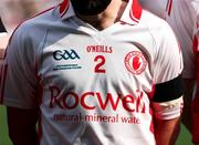 21 September 2008; Ryan McMenamin, Tyrone, wearing a black arm band before the start of the game. GAA Football All-Ireland Senior Championship Final, Kerry v Tyrone, Croke Park, Dublin. Picture credit: Oliver McVeigh / SPORTSFILE