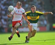 21 September 2008; Brian Dooher, Tyrone, in action against Killian Young, Kerry. GAA Football All-Ireland Senior Championship Final, Kerry v Tyrone, Croke Park, Dublin. Picture credit: Ray McManus / SPORTSFILE