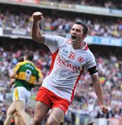 21 September 2008; Ryan Mellon, Tyrone, celebrates after scoring a point during the second half of the game. GAA Football All-Ireland Senior Championship Final, Kerry v Tyrone, Croke Park, Dublin. Picture credit: David Maher / SPORTSFILE