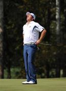 21 September 2008; Graeme McDowell, Team Europe 2008, after missing a birdie putt on the 8th green during his singles match against Stewart Cink. 37th Ryder Cup, Valhalla Golf Club, Louisville, Kentucky, USA. Picture credit: Matt Browne / SPORTSFILE